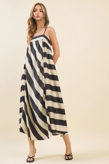 Bold Stripes and Beautiful Maxi Dress