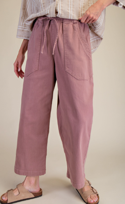 Drew Washed Stretch Twill Pants