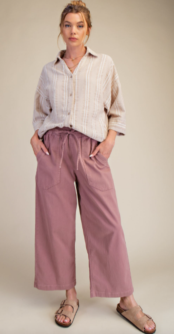 Drew Washed Stretch Twill Pants