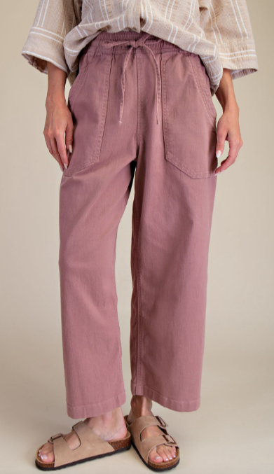 Drew Washed Stretch Twill Pants