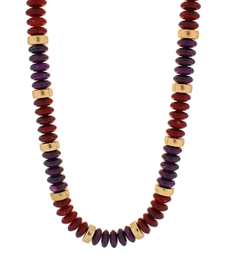 Rory Wide Marble Beaded Necklace