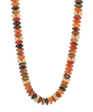 Rory Wide Marble Beaded Necklace