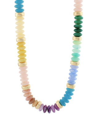 Rory Wide Marble Beaded Necklace