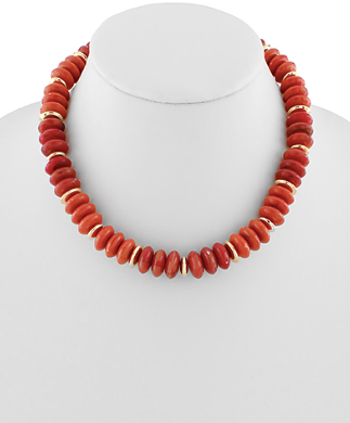 Rory Wide Marble Beaded Necklace
