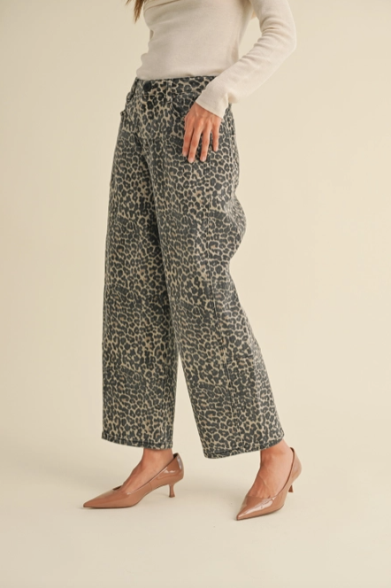 The Urban Leopard Barrel Pants