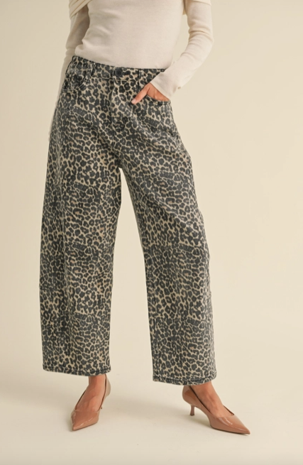 The Urban Leopard Barrel Pants