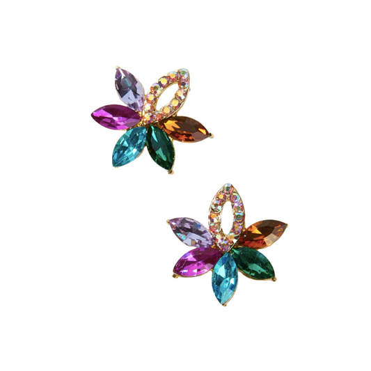 Kinsley Flower Studded Earrings