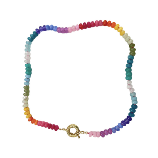 Melanie Beaded Clasp Necklace