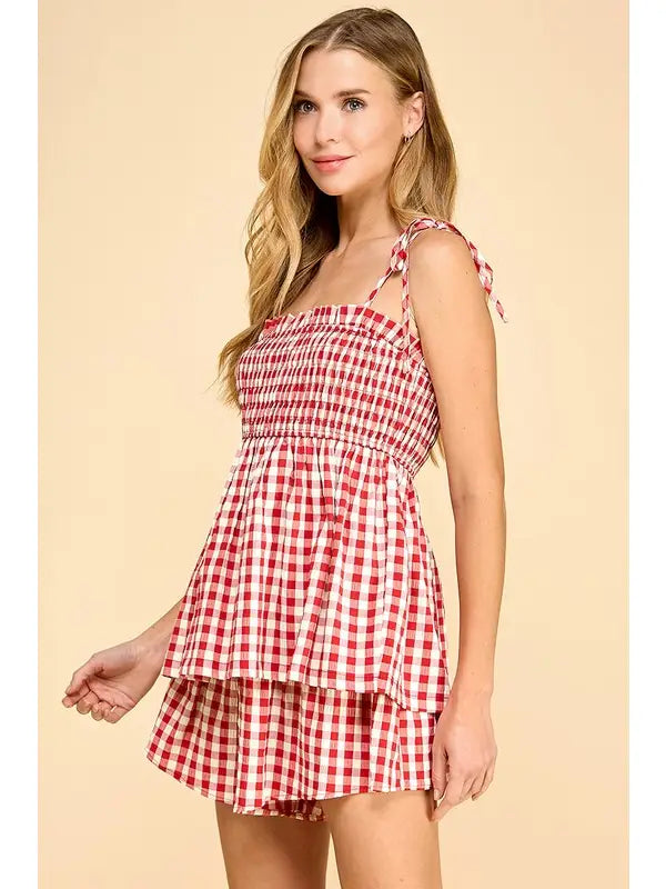 Gingham Getaway Set