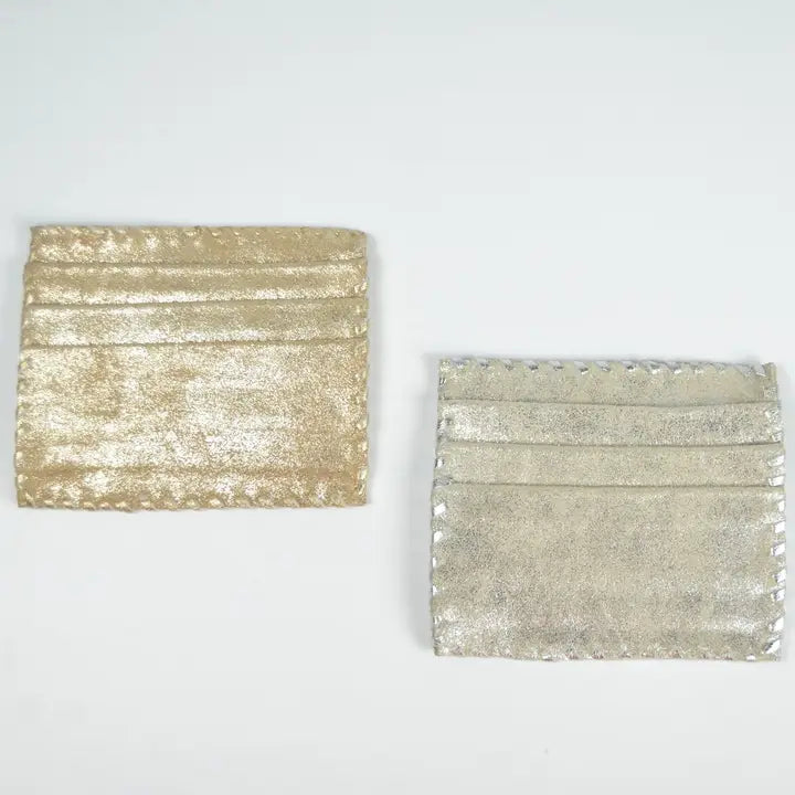 Ivy Suede Leather Card Holder