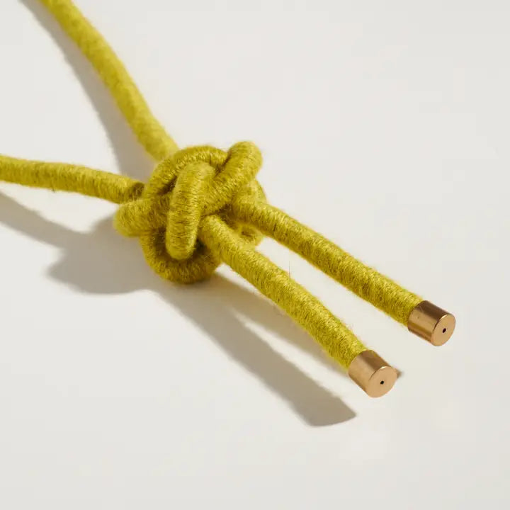 Sasha Lanyard Knot Textile Necklace