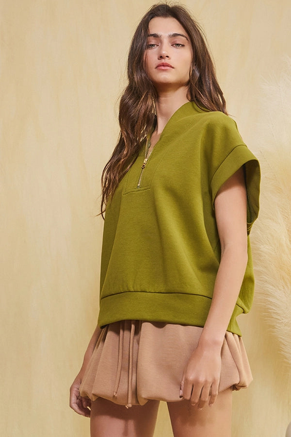 Modern Motion Half-Zip Top