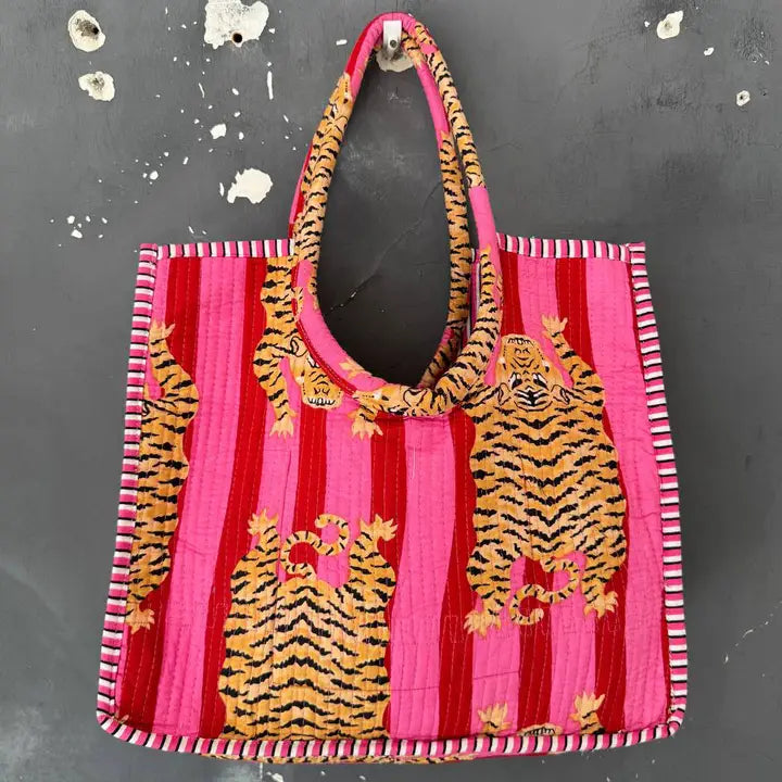 Fierce Threads Quilted Tote Bag