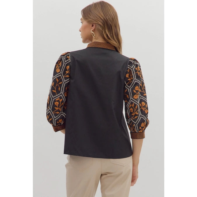 Garden Embellish Embroidered Top