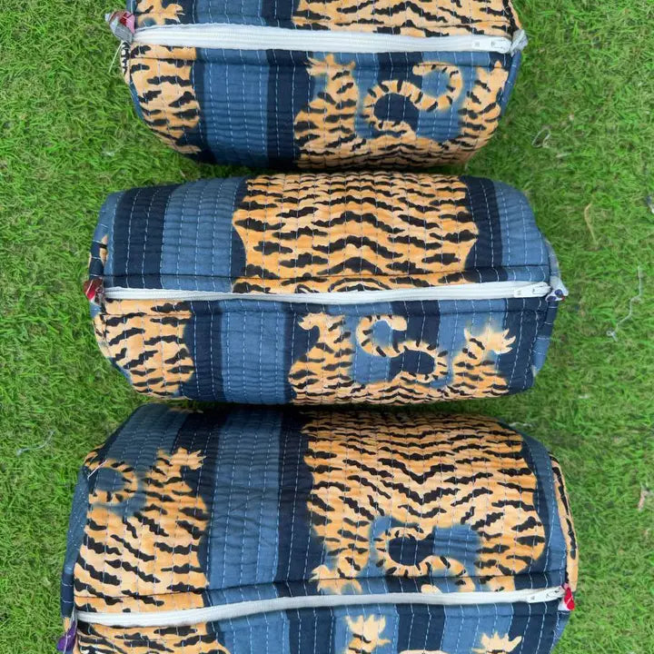 Tote-ally Wild Cosmetic Quilted Bag Set