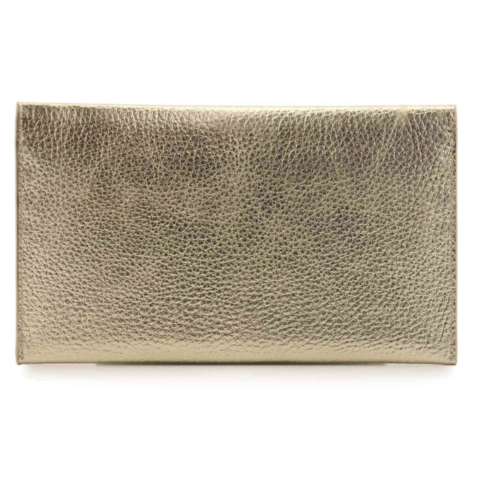 Gold Otto Angelino Leather Wallet
