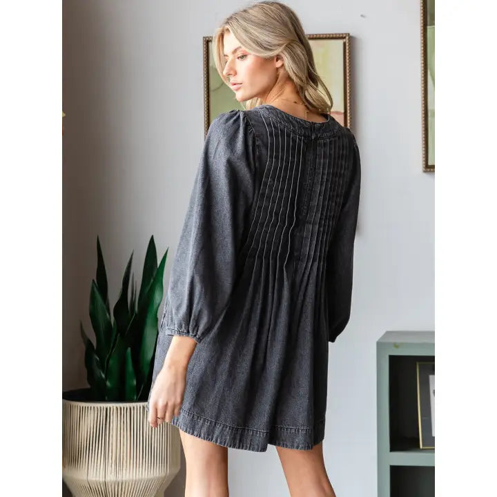 Steel Magnolia Denim Romper