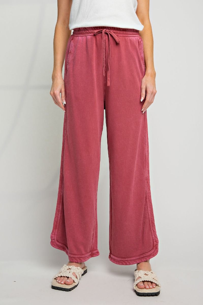 Cayden Mineral Washed Terry Pants