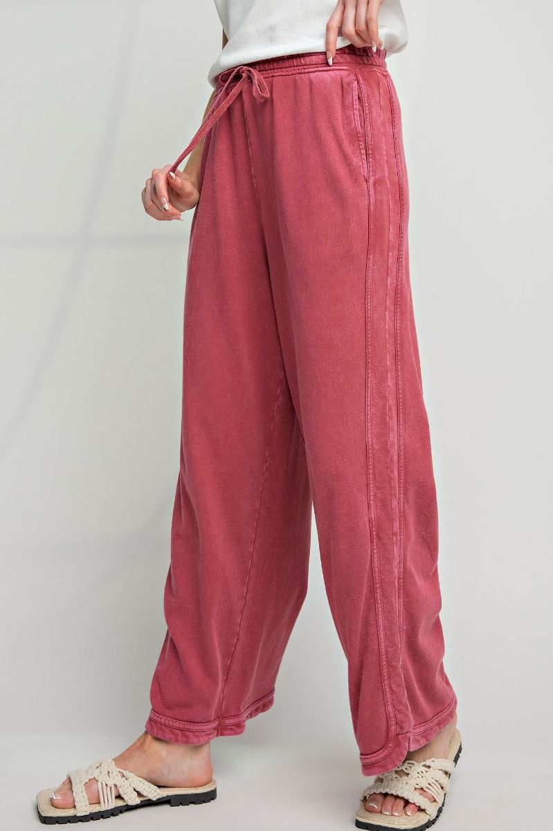 Cayden Mineral Washed Terry Pants