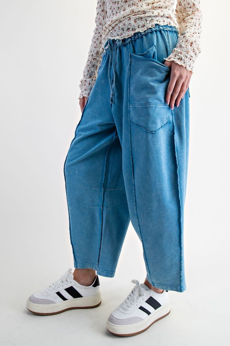 Phoenix Mineral Washed Barrel Pants