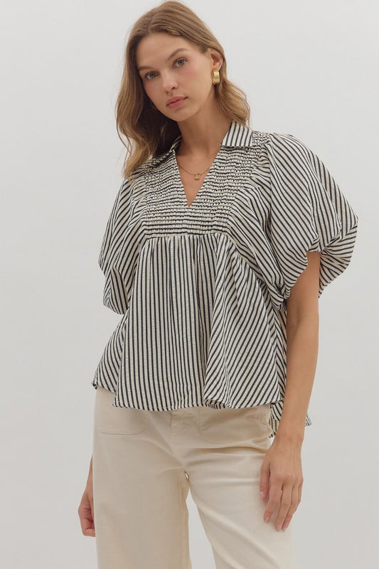 Dolman Drift Striped Top