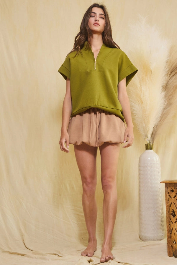 Modern Motion Half-Zip Top