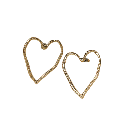 Alice Heart Stud Earrings