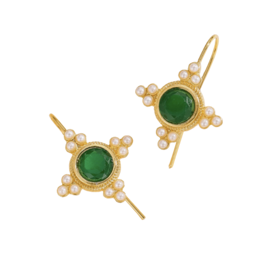 Primrose Emerald Earrings
