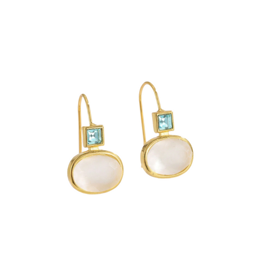 Demi Blue Topaz Earrings