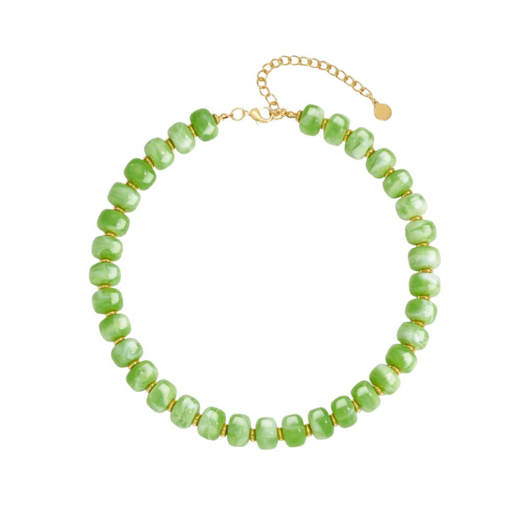 Kylah Beaded Resin Necklace